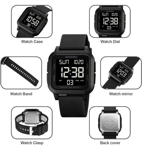 Skmei Chess Black 3007 фото