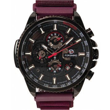Forsining Finance Wine Red, 2 ремінці 3690 фото