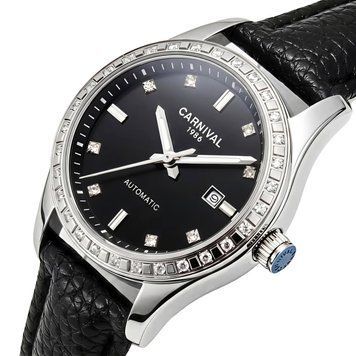 Carnival Luiza Black Leather, 2 ремінці 2446 фото