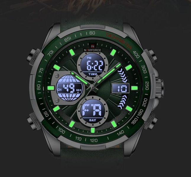 Naviforce Fly Army Hook Green, 2 ремінці 3594 фото